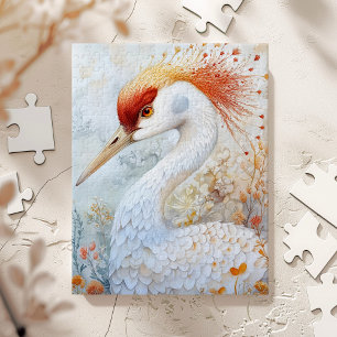 Whimsical Sandhill Crane Art Legpuzzel