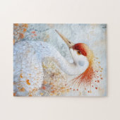 Whimsical Sandhill Crane Art Legpuzzel (Horizontaal)