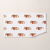 Whimsical Santa & Cats Bad Handdoek (Handdoek)