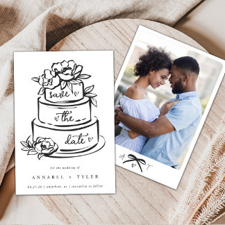 Whimsical Save The Date Kaart