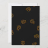 Whimsical Say Boo Halloween Party Kaart (Achterkant)