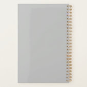 Whimsical Scandinavian Deer Personalized Planner (Achterkant)