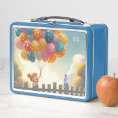 Whimsical/schattig ballon meisje kunst (In situ)