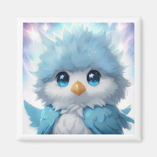 *~* Whimsical Schattige Kawii Blue Bird AP54 Art Magneet