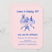 Whimsical Schattigee Buffet Picnic Aangepaste Verj Kaart (Voorkant / Achterkant)