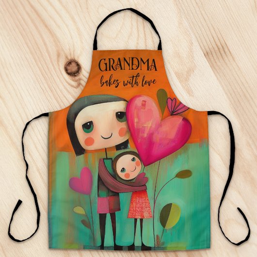 Whimsical Schattigee moeder bakt met liefde Schort
