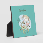 Whimsical Scorpio Girl & Scorpion Fotoplaat (Voorkant)