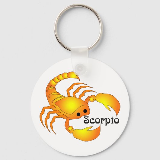 Whimsical Scorpio Sleutelhanger (Voorkant)