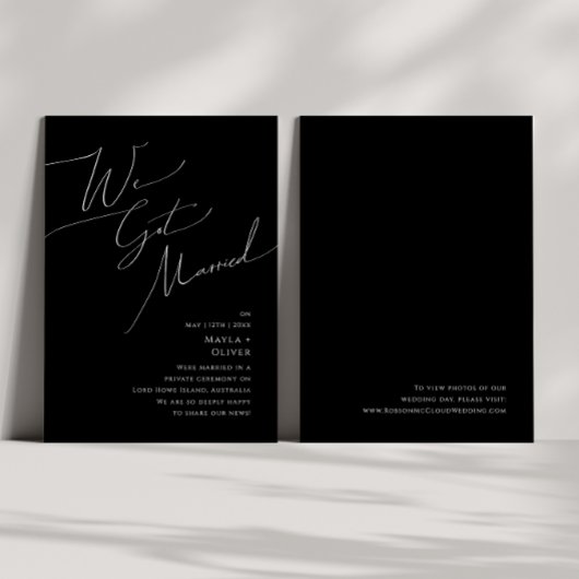 Whimsical Script | Aankondiging van de zwarte lozi