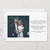 Whimsical Script | Aankondiging van foto-elopehuwe (Achterkant)