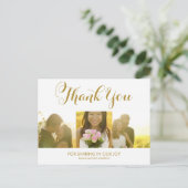 WHIMSICAL SCRIPT | BEDANKT DANK U BRIEFKAART (Staand voorkant)