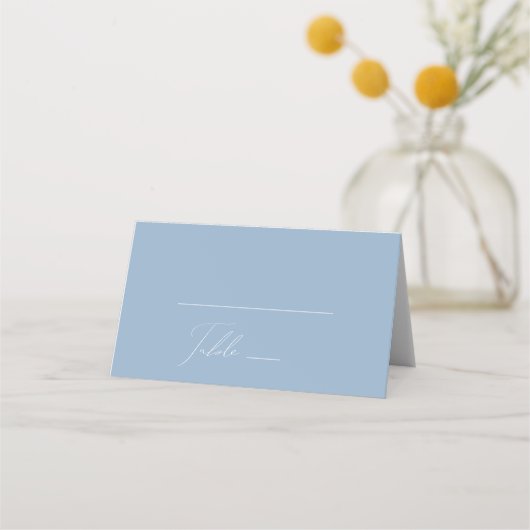 Whimsical Script | Dusty Blue Folded (Voorkant)