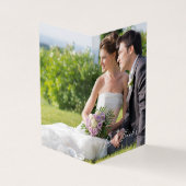 Whimsical Script Photo Romantic Botanical Branches (Outside)