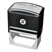 Whimsical Script Return Address Zelfinktstempel Zelfinktende Stempel (Product)