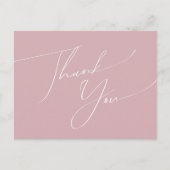 Whimsical Script | Stusty Roos Weddenschap Harteli Briefkaart (Voorkant)