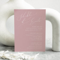 Whimsical Script | Tijdschema voor Roos in puin