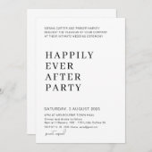 Whimsical Script Wedding - Niets Fancy Alleen Lief Kaart (Voorkant / Achterkant)