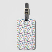 Whimsical Seahorse Design Bagagelabel (Voorkant (verticaal))