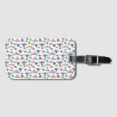Whimsical Seahorse Design Bagagelabel (Voorkant (horizontaal))