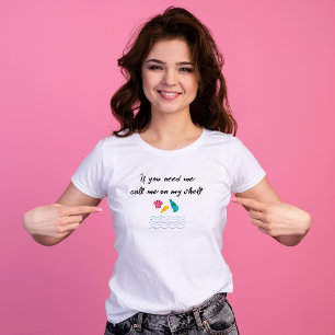 Whimsical Seashell Design T-shirt