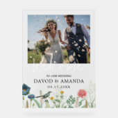 Whimsical Secret Garden Fleurs sauvages Cadre phot (Recto)