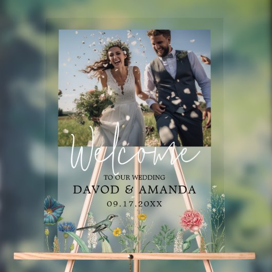 Whimsical Secret Garden Fleurs sauvages Cadre phot (Neutre)