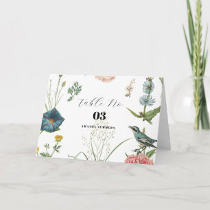 Whimsical Secret Garden Wildflower Lijst Bedankkaart