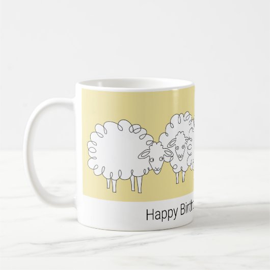 Whimsical Sheep Mok (Links)