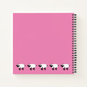 Whimsical Sheep "Sheep Happens" Notitieboek (Achterkant)