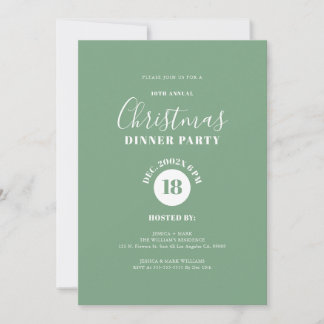 Whimsical Simple Minimalistical Custom Calligraphy Kaart