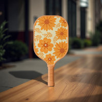 Whimsical Sinaasappel Floral 70s Boho Botanical Sp