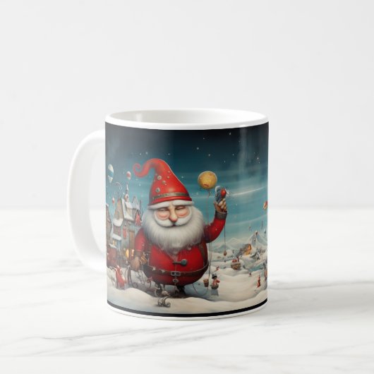 Whimsical Sinterklaas 2 Mok (Voorkant links)
