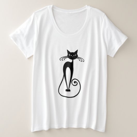 Whimsical Skinny Chat noir (Design devant)
