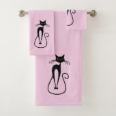 Whimsical Skinny Chat noir rose (En situation)