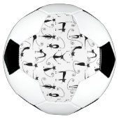 Whimsical Skinny Motif de chat noir (Tourné)