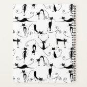 Whimsical Skinny Motif de chat noir (Dos)