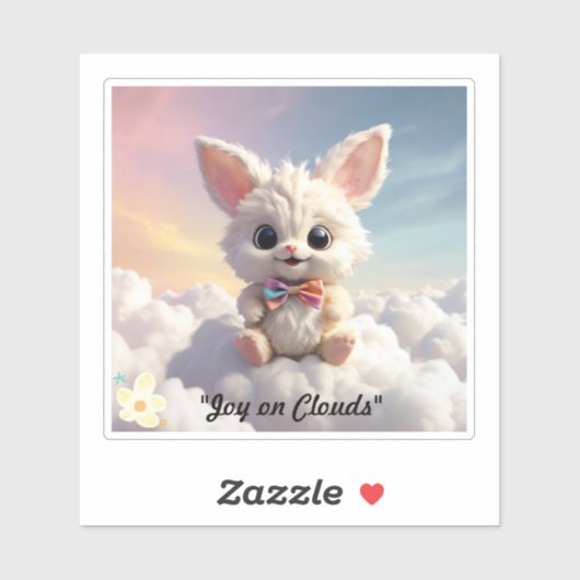 "Whimsical Sky Delights" Sticker (Vel)