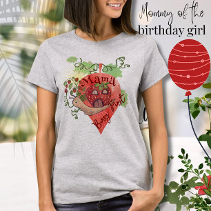 Whimsical Slak & Aardbei Mama T-shirt