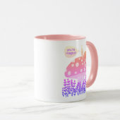Whimsical Slak op Magical Mushroom CUSTOM Mok (Voorkant rechts)