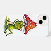 Whimsical Sleeping Froeping onder een paddenstoel Case-Mate iPhone Case (Achterkant (horizontaal))