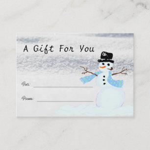Whimsical Sneeuwscène Cards Bulk Kortingskaartje