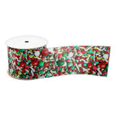 Whimsical Snoep Sprinkles Kerstvakantie Lint (Spoel)