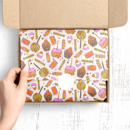 Whimsical Snoep-thema Halloween Tissue Paper Tissuepapier