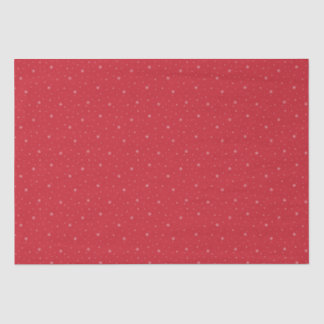 Whimsical Snowflakes Kerstmispatroon in het rood Tissuepapier