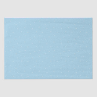 Whimsical Snowflakes Kerstmispatroon Lichtblauw Tissuepapier