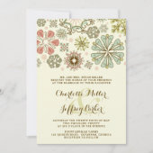 Whimsical Snowflakes Weddenschap Kaart (Voorkant)