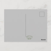 "Whimsical Snowman"-kerstBriefkaart Briefkaart (Achterkant)