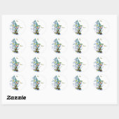 Whimsical Snowmen Cadeaux étiquettes (Feuille)