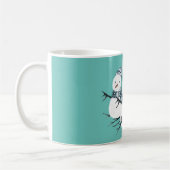 Whimsical Snowmen Trio Personalized Koffiemok (Links)