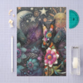 Whimsical Southwest Coyote Animal Decoupage Tissuepapier (Craft)